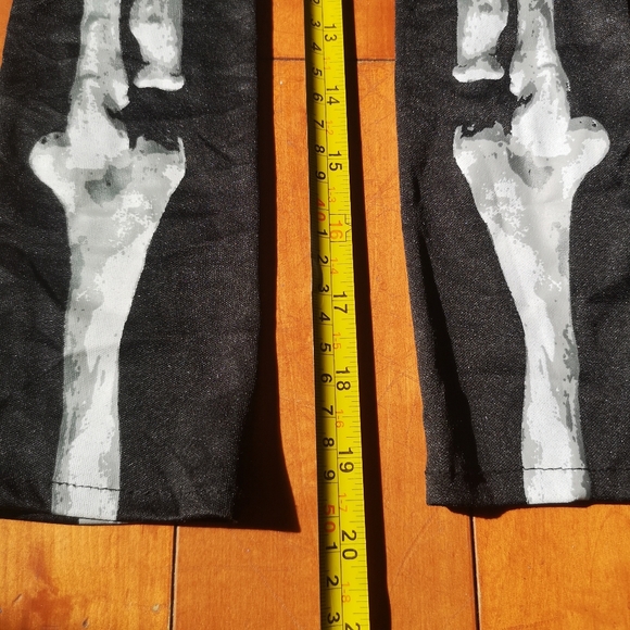 3 for$15 Skeleton Gloves Adults Halloween 20" Long - Picture 4 of 5